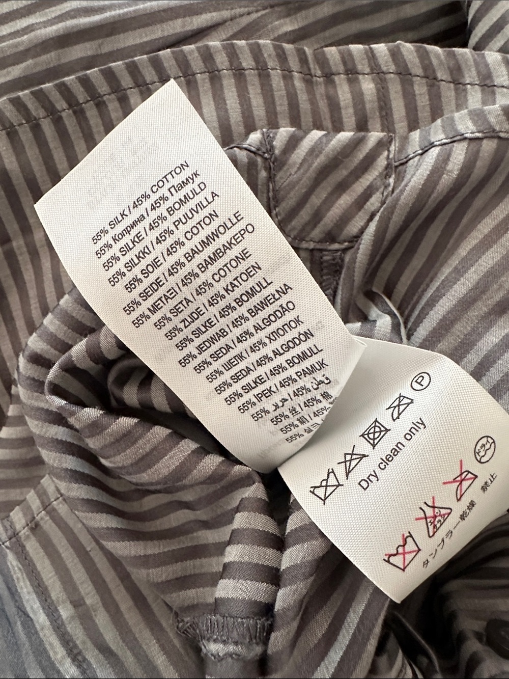 Ben Sherman Silk Cotton Button Down Top - Picture 7 of 7